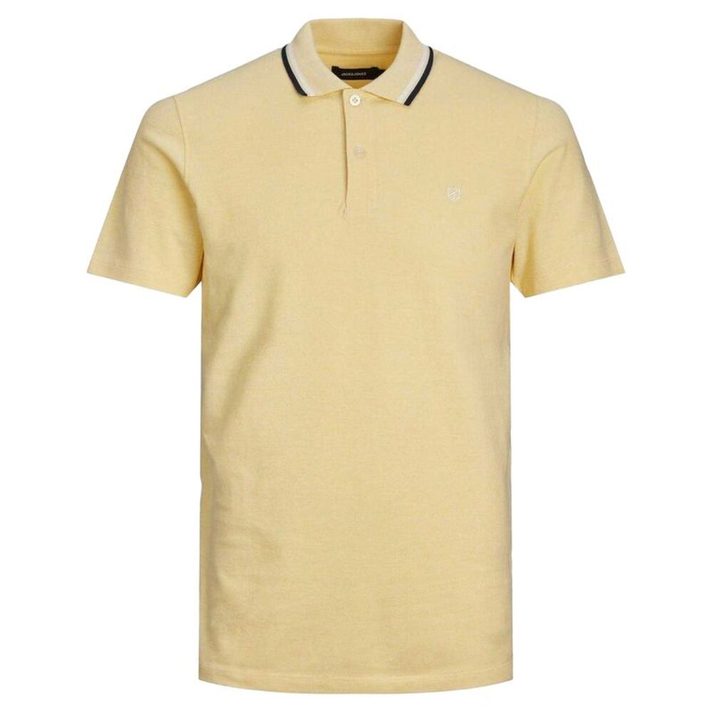 Jack And Jones Mens Regular Short-Sleeved Polo Shirt / Yellow